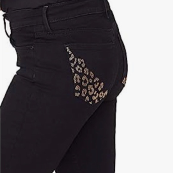 NYDJ Marilyn Straight Jeans With Catwalk Pocket Rhinestone Embroidery 2 Petite - Picture 7 of 15